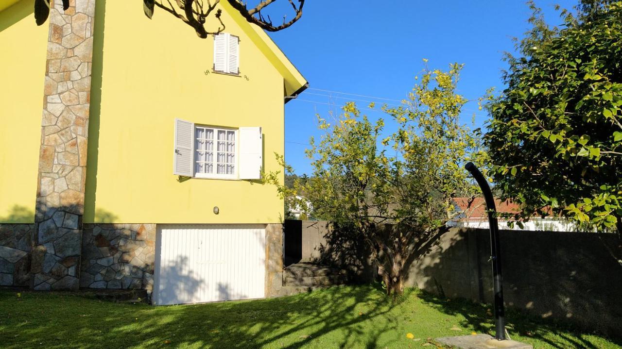 Fene Casa Con Jardin En La Playa De Almieiras 빌라 외부 사진